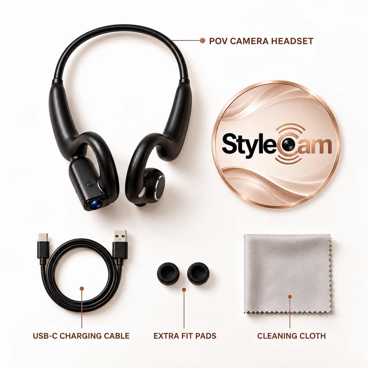 StyleCam™ POV Camera Headset