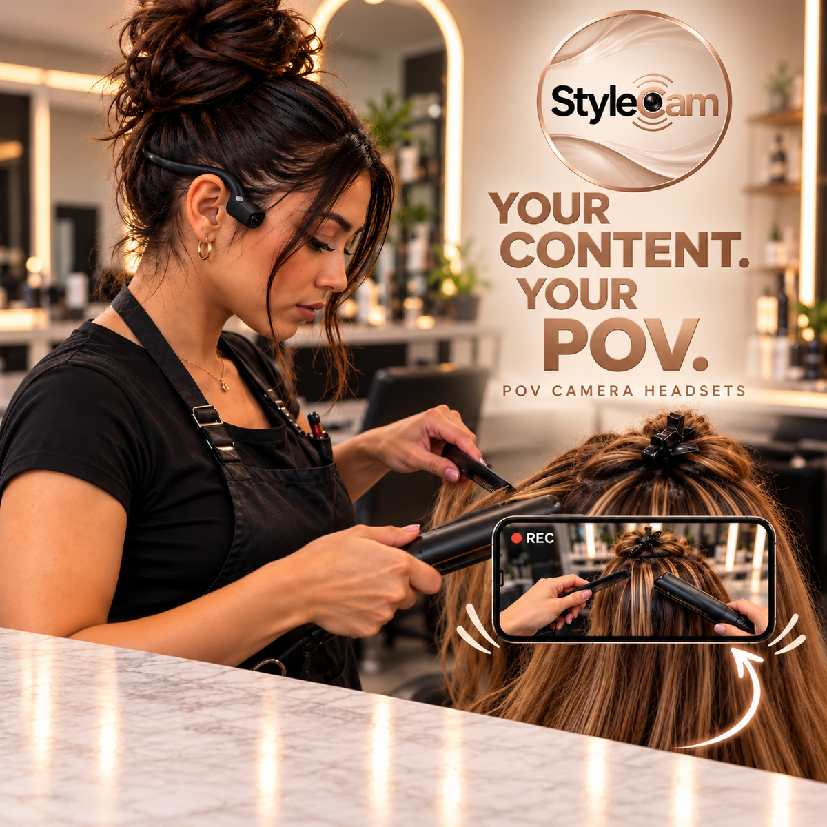 StyleCam™ POV Camera Headset